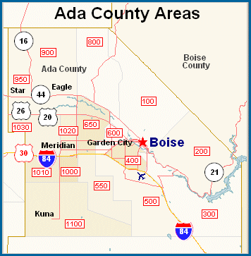ADA County Idaho MLS Areas